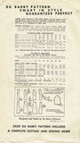1940s Vintage Du Barry Sewing Pattern 5733 Easy Misses WWII Suit Size 14 32B - Vintage4me2