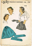 Du Barry 5763: 1940s Uncut Misses Hat Purse Gloves Sz LRG Vintage Sewing Pattern