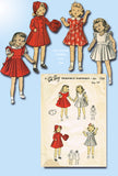 1940s Original Vintage Du Barry Sewing Pattern 5764 Uncut 14in Doll Clothes Set
