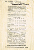1940s Original Vintage Du Barry Sewing Pattern 5764 Uncut 14in Doll Clothes Set
