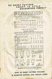 1940s Vintage Du Barry Sewing Pattern 5777 Misses WWII Jumper & Blouse Size 30 B