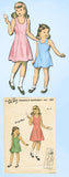 1940s Original Vintage Du Barry Pattern 5802 Easy WWII Toddler Girls Slip Size 6