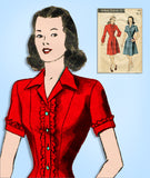 1940s Vintage Du Barry Sewing Pattern 6110 Uncut Misses Princess Dress Size 36 B