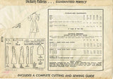 1940s Vintage Du Barry Sewing Pattern 6110 Uncut Misses Princess Dress Size 36 B