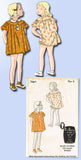 1930s Vintage Du Barry Sewing Pattern 706A Toddler Girls Bloomer Dress Size 6