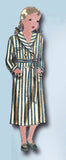 1930s Vintage Du Barry Sewing Pattern 780B Toddler Girls Bathrobe Size 4 23B - Vintage4me2