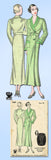 1930s Vintage Du Barry Sewing Pattern 908 Misses Bathrobe or Housecoat Size 16 - Vintage4me2