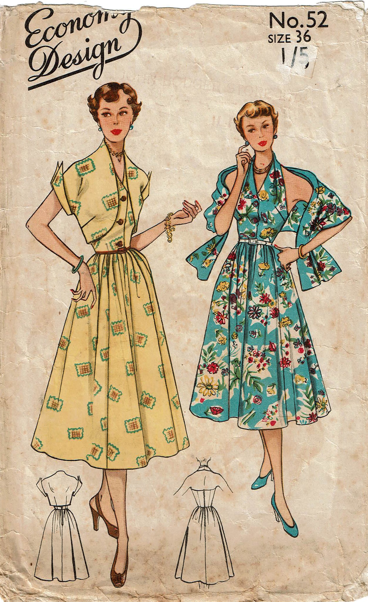 Economy Design 52: 1950s Misses Halter Dress Size 36 Bust Vintage Sewi Vintage4me2 Economy Design 52: 1950s Misses Halter Dress Size 36 Bust Vintage Sewi Vintage4me2