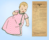 Excella 3733: 1920s Easy Infant Dress & Slip Layette Set Vintage Sewing Pattern