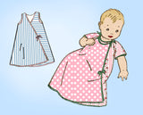 Excella 3733: 1920s Easy Infant Dress & Slip Layette Set Vintage Sewing Pattern