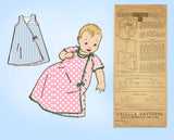 Excella 3733: 1920s Easy Infant Dress & Slip Layette Set Vintage Sewing Pattern