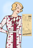 Excella 4188: 1930s Cute Little Girls Deco Dress Size 10 Vintage Sewing Pattern - Vintage4me2
