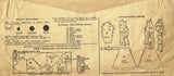 1930s Vintage Excella Sewing Pattern 3152 Misses Depression Dress Size 16 34B - Vintage4me2