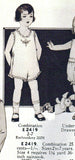 1920s Vintage Excella Sewing Pattern 2419 Baby Girls Combination Underwear Sz 2 -Vintage4me2