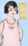 1920s Vintage Excella Sewing Pattern 2419 Baby Girls Combination Underwear Sz 2 -Vintage4me2