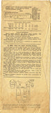 1930s Vintage Excella Sewing Pattern 4108 Misses Street Dress Size 20 38 Bust