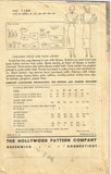Hollywood Starlet 1188: 1930s Uncut Colbert Dress & Jacket 34B VTG Sewing Pattern