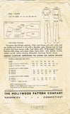 1930s Orig Vintage Hollywood Starlet Pattern 1200 Misses Lounging Pajamas Sz 38B