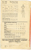 Hollywood Starlet 1782: 1930s Movie Star Gown Sz 34 B Vintage Sewing Pattern