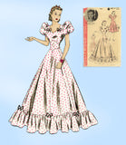 Hollywood Starlet 1782: 1930s Movie Star Gown Sz 34 B Vintage Sewing Pattern