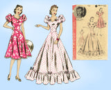 Hollywood Starlet 1782: 1930s Movie Star Gown Sz 34 B Vintage Sewing Pattern