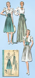 1930s Vintage Hollywood Sewing Pattern 1816 Misses Flowing Skirt and Blouse 34B - Vintage4me2