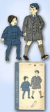 1940s Vintage Hollywood Sewing Pattern 1896 WWII Toddler Boys Winter Coat Sz 2 - Vintage4me2