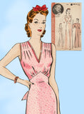 Hollywood Starlet 544: 1930s Beautiful Nightgown Sz 38 B Vintage Sewing Pattern