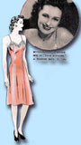 1940s Vintage Hollywood Starlet Sewing Pattern 564 Misses WWII Slip Sz 14 32B - Vintage4me2