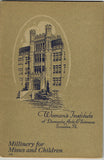 1920s Mary Brooks Picken Woman's Institute Book 110 Children & Misses Millinery