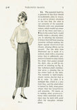 1920s Mary Brooks Picken Woman's Institute Sewing Book 13 Tailored Skirts 1921