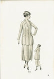 1920s Brooks Picken Woman's Institute Sewing Book 24-3 Tailored Suits, Coats