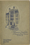 1920s Brooks Picken Woman's Institute Sewing Book 402 Simplified Sewing 1922 Ed