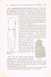 1920s Brooks Picken Woman's Institute Sewing Book 408 Designing with Foundation Patterns - Vintage4me2