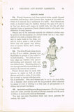 1920s Mary Brooks Picken Woman's Institute Sewing Book 410 Children's Garments