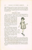 1920s Mary Brooks Picken Woman's Institute Sewing Book 410 Children's Garments