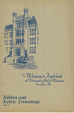 1930s Brooks Picken Woman's Institute Sewing Book 411-2 Ribbon Trimmings & Flowers