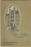 1920s Brooks Picken Woman's Institute Sewing Book 413 Dress Construction & Finishing