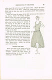 1920s Mary Brooks Picken Woman's Institute Sewing Book 416-2 Draping and Designing