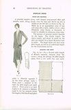 1920s Mary Brooks Picken Woman's Institute Sewing Book 416-2 Draping and Designing