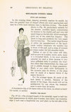 1920s Mary Brooks Picken Woman's Institute Sewing Book 416-2 Draping and Designing - Vintage4me2