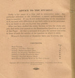 1910s Mary Brooks Picken Woman's Institute Sewing Book 3B Drafting & Dressmaking