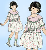 Ladies Home Journal 2699: 1920s Uncut Girls Dress Size 14 Vintage Sewing Pattern
