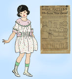 Ladies Home Journal 2699: 1920s Uncut Girls Dress Size 14 Vintage Sewing Pattern