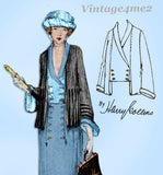 Ladies Home Journal 2705: 1920s Uncut Designer Jacket 34B Vintage Sewing Pattern