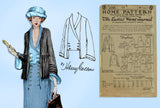 Ladies Home Journal 2705: 1920s Uncut Designer Jacket 34B Vintage Sewing Pattern