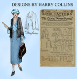 Ladies Home Journal 2705: 1920s Uncut Designer Jacket 34B Vintage Sewing Pattern