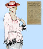 Ladies Home Journal 2719: 1920s Uncut Misses Blouse 40 B Vintage Sewing Pattern