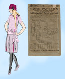 Ladies Home Journal 2975: 1920s Uncut Girls Flapper Dress Sz8 VTG Sewing Pattern