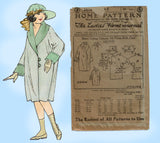 Ladies Home Journal 2986: 1920s Uncut Little Girls Coat Sz 12 VTG Sewing Pattern